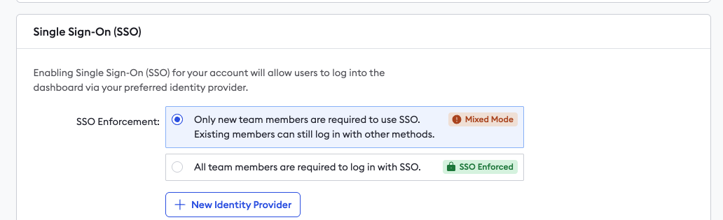 Add Identity Provider